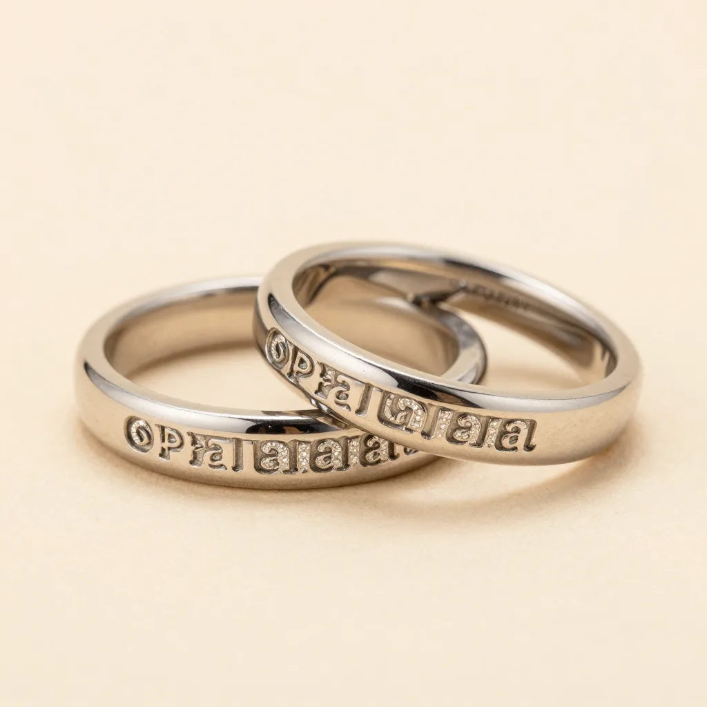 Two matching prajioud bands together on a light background