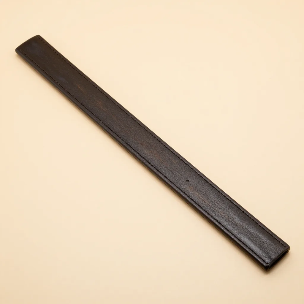 A long prajioud band on a light background